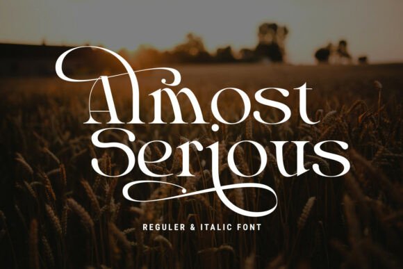 Almost Serious: A Font for Polished Branding