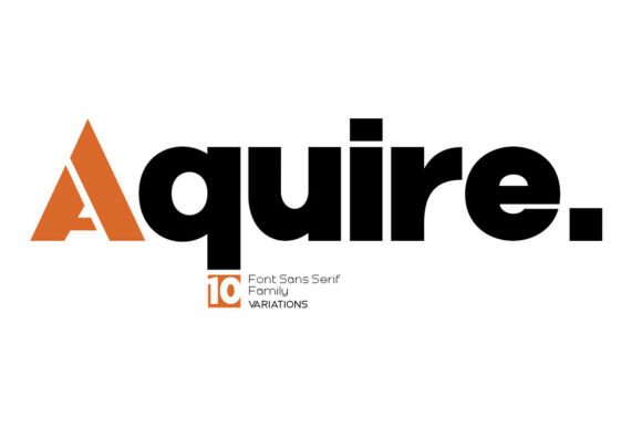 Aquire Font: The Modern Sans Serif for Crafters