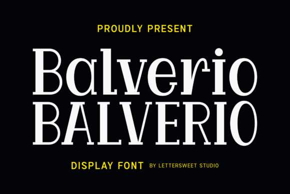 Balverio: A Premium Serif Font for Modern Web Design