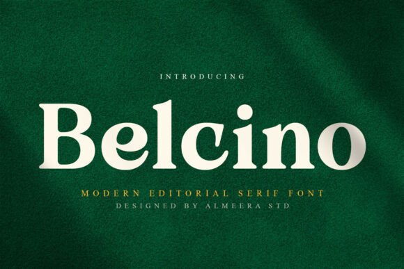Belcino: A Serif Font for Editorial Excellence