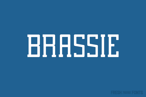Brassie Family: A Versatile Slab Serif Typeface for Bold Branding