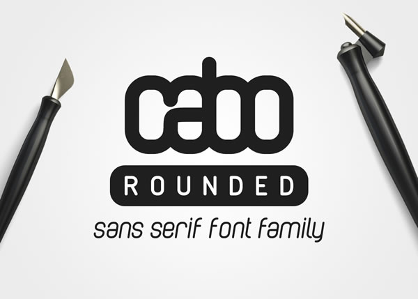 Cabo Rounded Family: A Friendly Sans Serif for Editorial Design