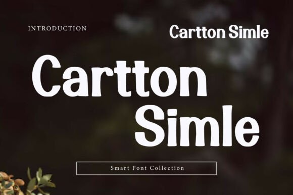 Cartton Simle: A Bold Sans Serif Font for Handmade Brands