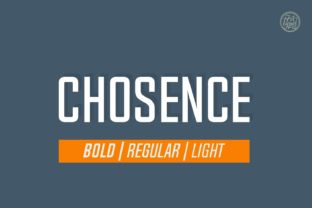 Chosence: A Modern Sans Serif Typeface for Web Design