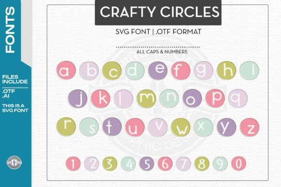 Crafty Circles: A Font for Creative Brands