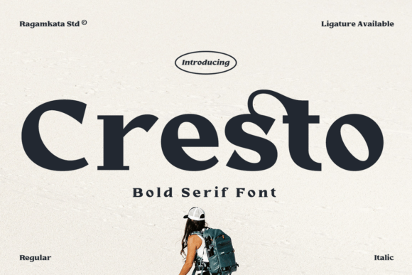 Cresto: The Bold Serif Font for Handmade Brands