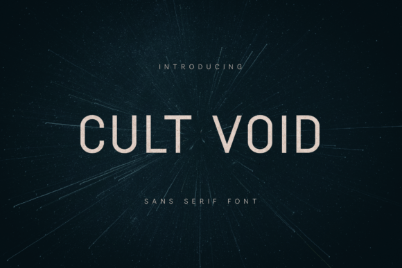 Cult Void: A Font for Modern Business