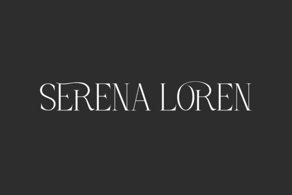 Designing Luxury Brands with the Serena Loren Typeface
