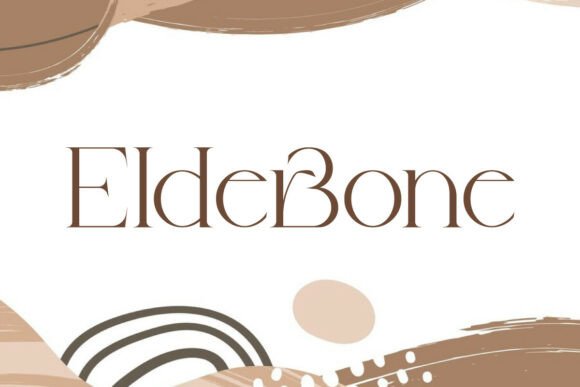 Elderbone: A Quiet Luxury Serif Typeface for Editors