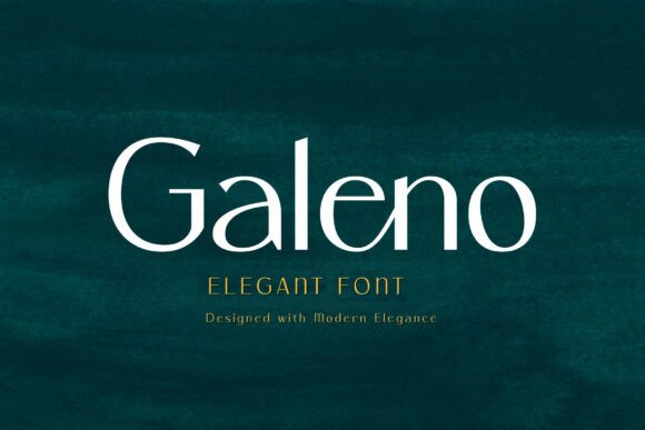 Galeno: A Modern Serif Font for Web Design