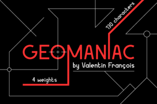 Geomaniac: A Versatile Sans Serif Typeface for Modern Branding