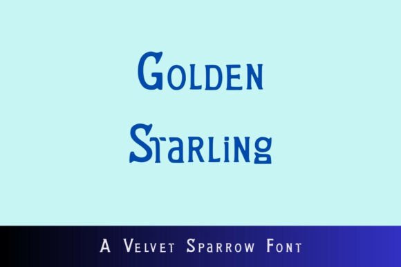 Golden Starling: A Polished Display Font for Editorial Design