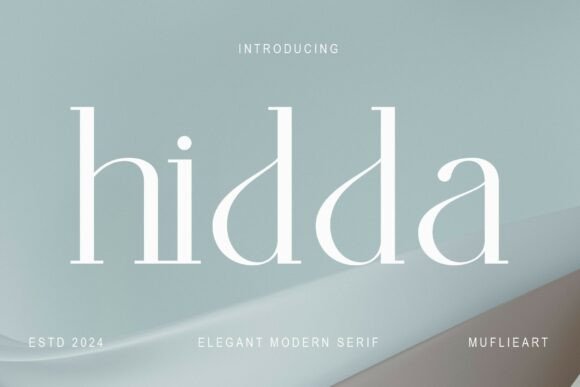 Hidda: The Modern Serif Typeface That Sharpens Campaign Visuals