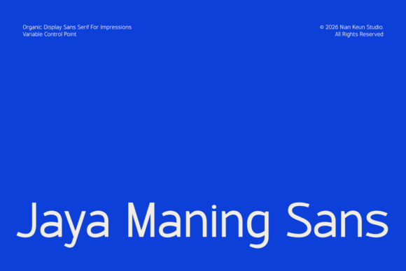 Jaya Maning Sans: A Font for Business Brilliance