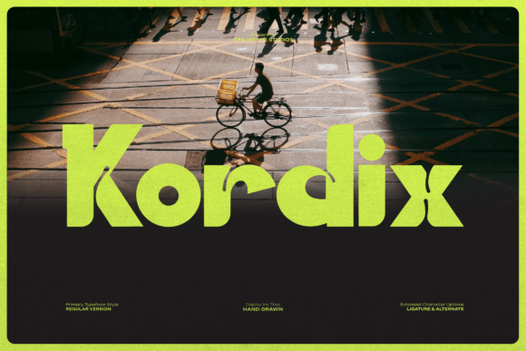 Kordix: A Bold Display Typeface for Editorial Impact
