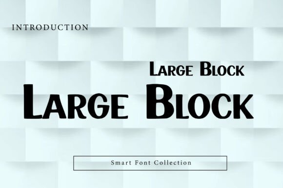 Large Block: A Bold Display Font for Web Headers