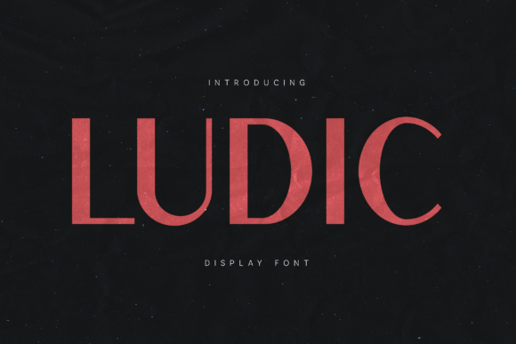 Ludic: A Modern Typeface for Bold Design