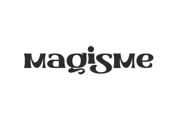 Magisme Font: A Bold Display Typeface for Makers