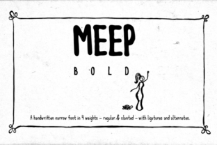 Meep Bold: A Confident Sans Serif for Modern Editorial Design
