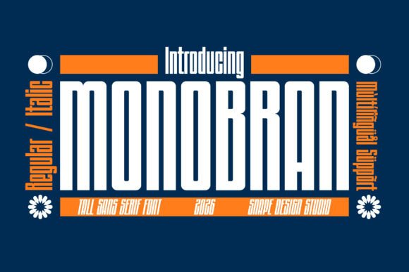 Monobran: A Bold Font for Digital Impact