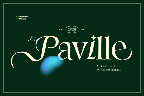 Paville: The Modern Serif Font for Professional Branding