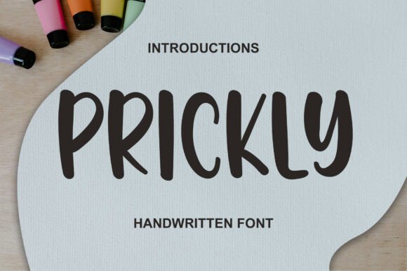 Prickly: A Bold Display Font for Memorable Branding