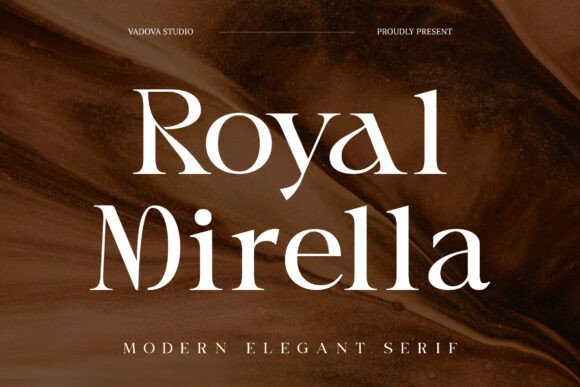 Royal Mirella: A Luxurious Serif Font
