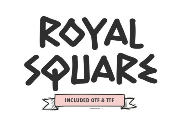 Royal Square: A Geometric Display Font for Modern Web Layouts