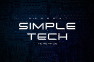 Simple Tech: A Clean Sans Serif Font for Modern Campaigns