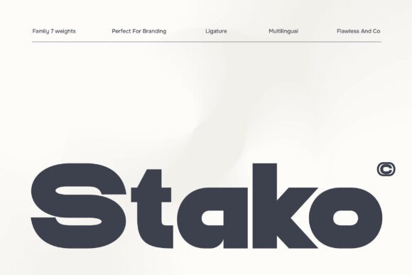 Stako: A Modern Sans Serif for Web Design