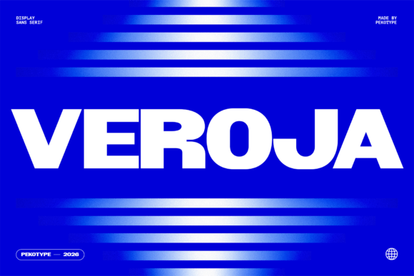 Veroja: A Bold Sans Serif for Impactful Design